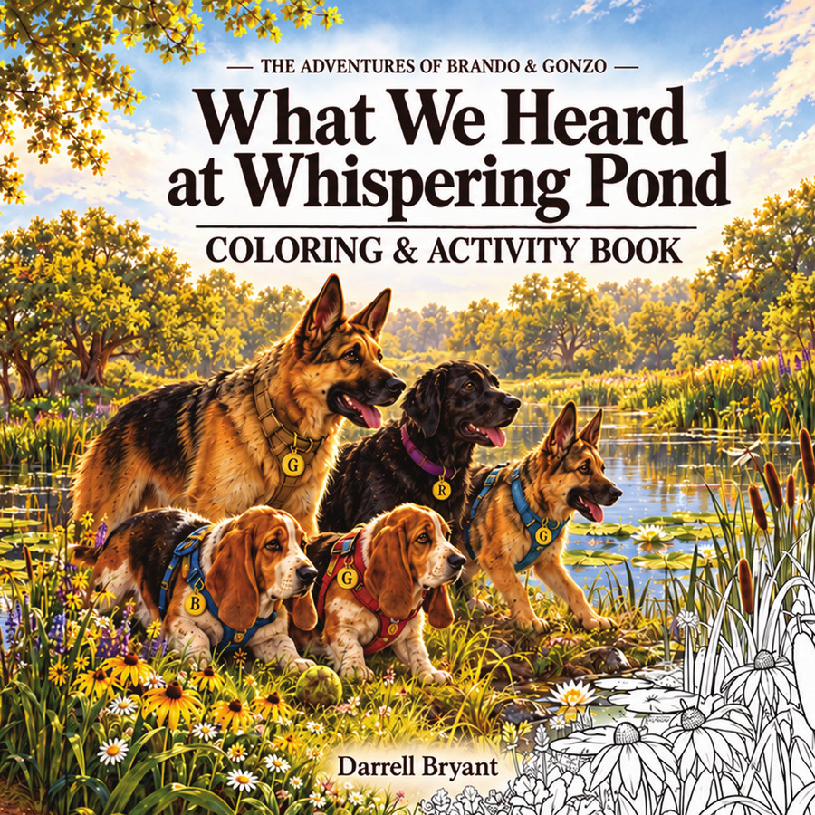 What We Heard at Whispering Pond Coloring and Activity Book cover